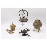 Lamps and Incense Burners