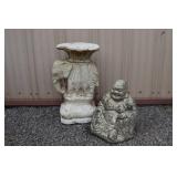 Elephant and Buddha Garden Decor
