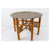 Turkish Brass Tray Table