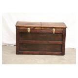 Pine Blanket Chest w/Trays