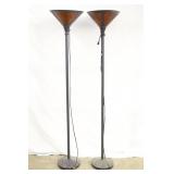 Tall Floor Lamps w/Shade 71 1/2" H