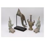 Thai Style Buddha Metal Statues