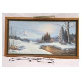 2 Mountain Stream Paintings