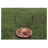 Log Holder & Fire Bowl