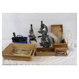 Lab Equipment- Microscopes, Dissecting Kits,