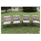 4-Lawn Chair Cushion are mildewed