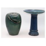 13" Bird Bath & 11 1/2" Fountain