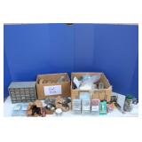 Assorted Metal & Wood Nuts, Bolts, & Screws