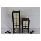 2 Lamps 23" & 15"