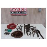 Locks; Air Hose; Chain; Hooks; Bar;Chisels