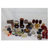 Art Pottery, Art Glass, Mini Cake Stand, Goblets