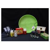 Vintage Lunch Boxes & Thermos, Sled, Roller Blades