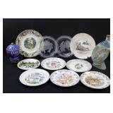 Souvenir Plates & Decanters
