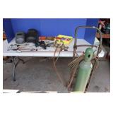 Oxy Tank, Hoses, Gauges, Cutting Heads, Tips