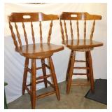 2 Swivel Bar Stools