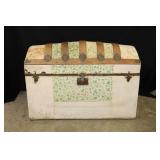 Antique Camel Back Trunk