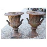 Cast Iron Flower Pots