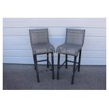 2 Bar Height Patio Stools