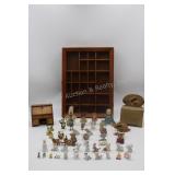 Miniatures and Display Case