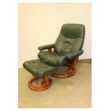 Stressless Scandinavian Recliner w/Ottoman