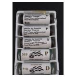 5 US Mint State Quarter Rolls National Parks