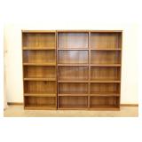 3 Bookshelf Units