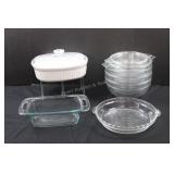 Pyrex and Assorted Bake Ware & Bowls