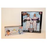 Nascar Earnhardt Car Bank & Action Figures