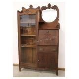 Antique Drop-Front Secretary Bookcase