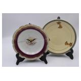 Lincoln White House Dish, Roseville Plate