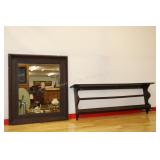 Mirror & Wall Shelf