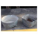 Round & Square Wash Tubs