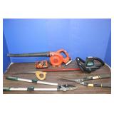 20V Blower, Elect. Trimmer, Pruners
