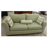 Green & Cream Sofa