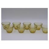 8 Madrid Amber 2" Jello Mold Cups