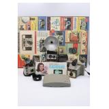 Vintage Cameras, Bulbs, & Picture