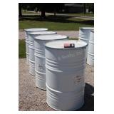 4- 55 Gallon Metal Drums
