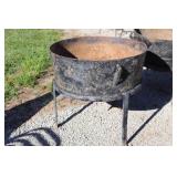 Kettle on Stand- Drilled