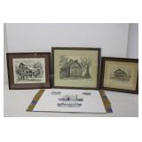 3 Misselhorn & 1 Flowers Prints