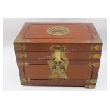 Chinese Tea Chest Jewelry Box