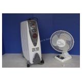 Oscillating Fan, Heater
