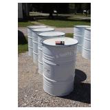 4- 55 Gallon Metal Drums