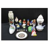 Assorted Asian Figures & Vases