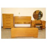 Art Deco Full Size Bedroom Set