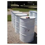 4- 55 Gallon Metal Drums