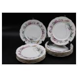 10 Antique Haviland Sea Life Fish Plates