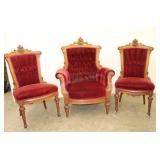 Victorian Arm & Side Chairs