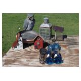 Bird Feeders, Flower Pot Wheels, Lantern, Owl
