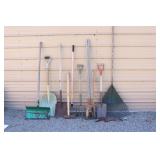 Garden Tools, Post Hole Digger, Shovels, Rakes