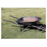 Iron Wheel Wheel Barrow